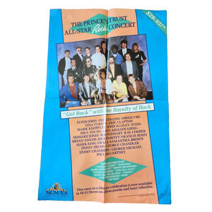 Prince’s Trust Charity Concert 1987 MGM/UA 22x34 Folded Poster P-1089 NEW